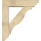 Ekena Millwork Funston Slat Rough Sawn Bracket w/ Offset Brace, Douglas Fir, 8"W x 34"D x 38"H BKT0806X34X38FST06RDF - alternate 3